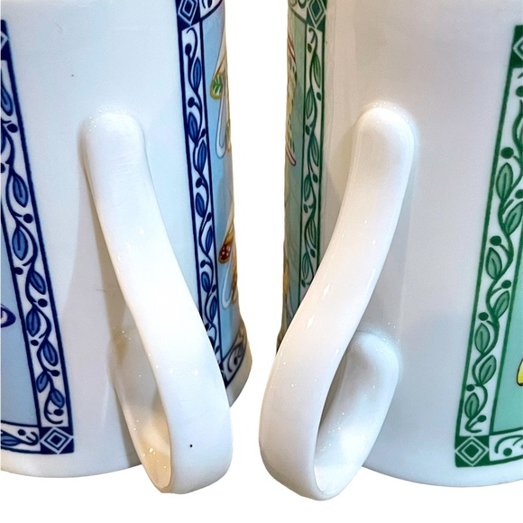 VTG 2 x Crown Trent Fine Bone China Mug Cups - Picture 8 of 9